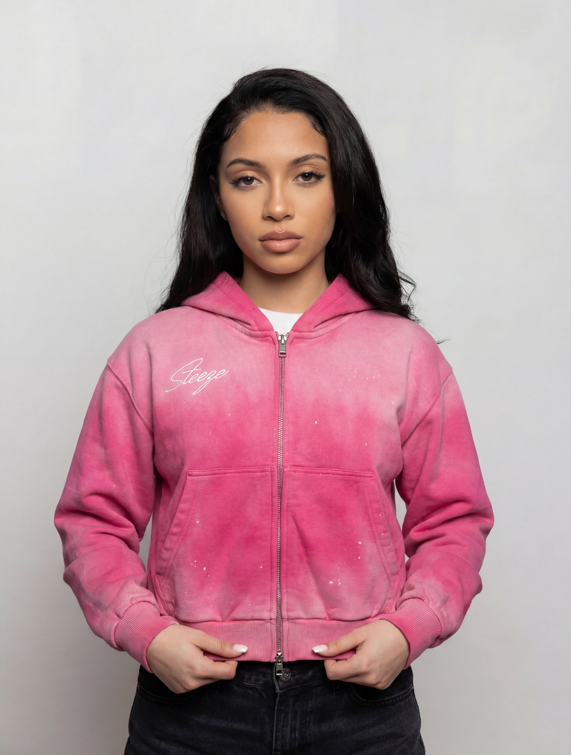 Women's Steeze Over Size Zip Up